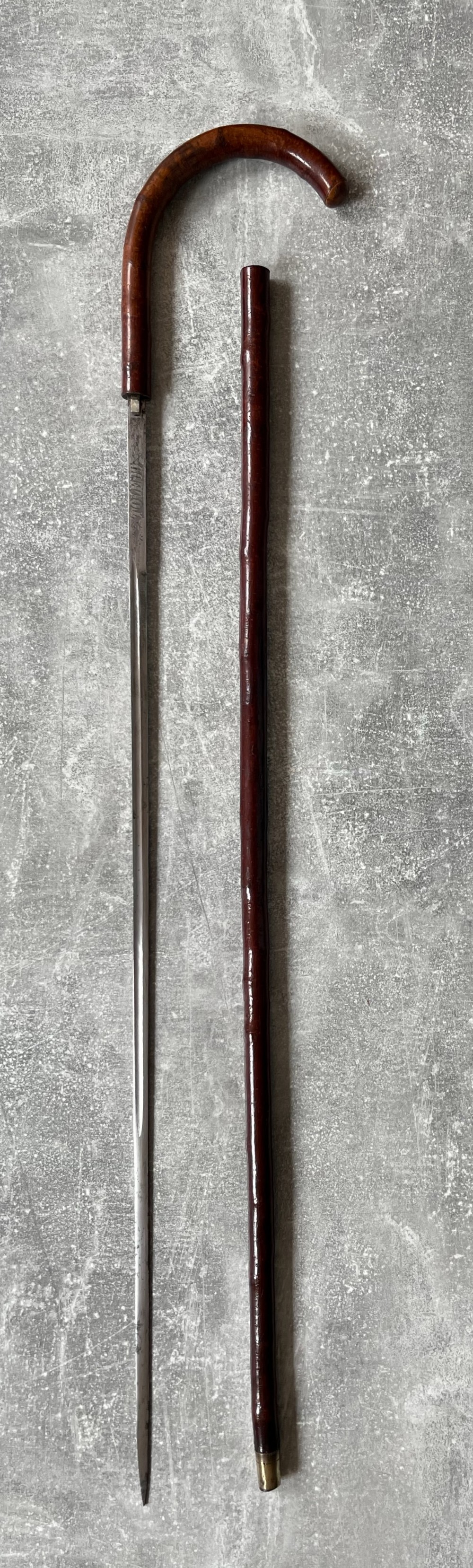 cherrywood sword stick with toledo blade