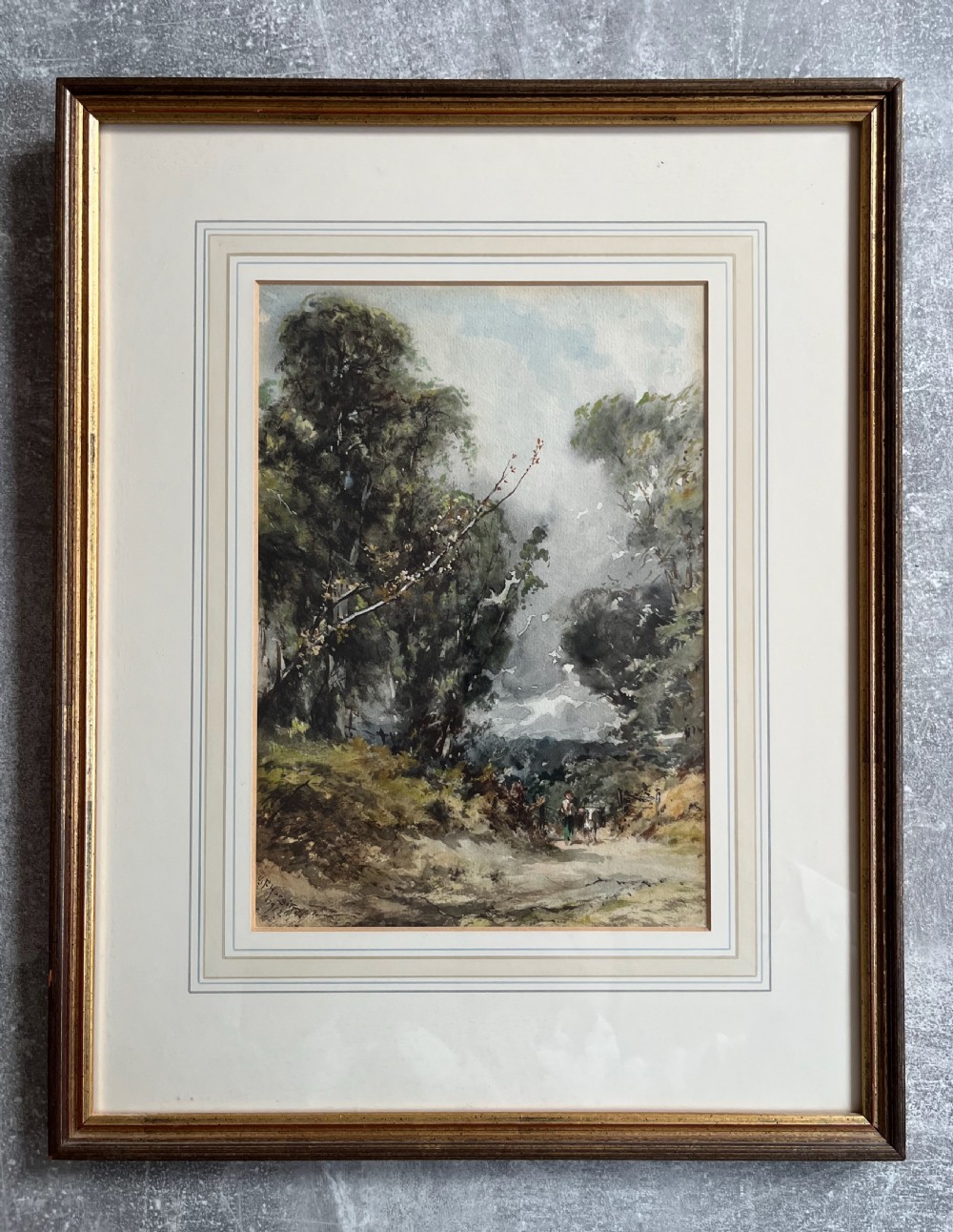 scottish watercolour george fotherly hargitt 18381928 signed dated